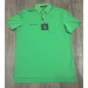 Ralph Lauren RLX Netjets Performance Polo Shirt Mens Medium Green NEW